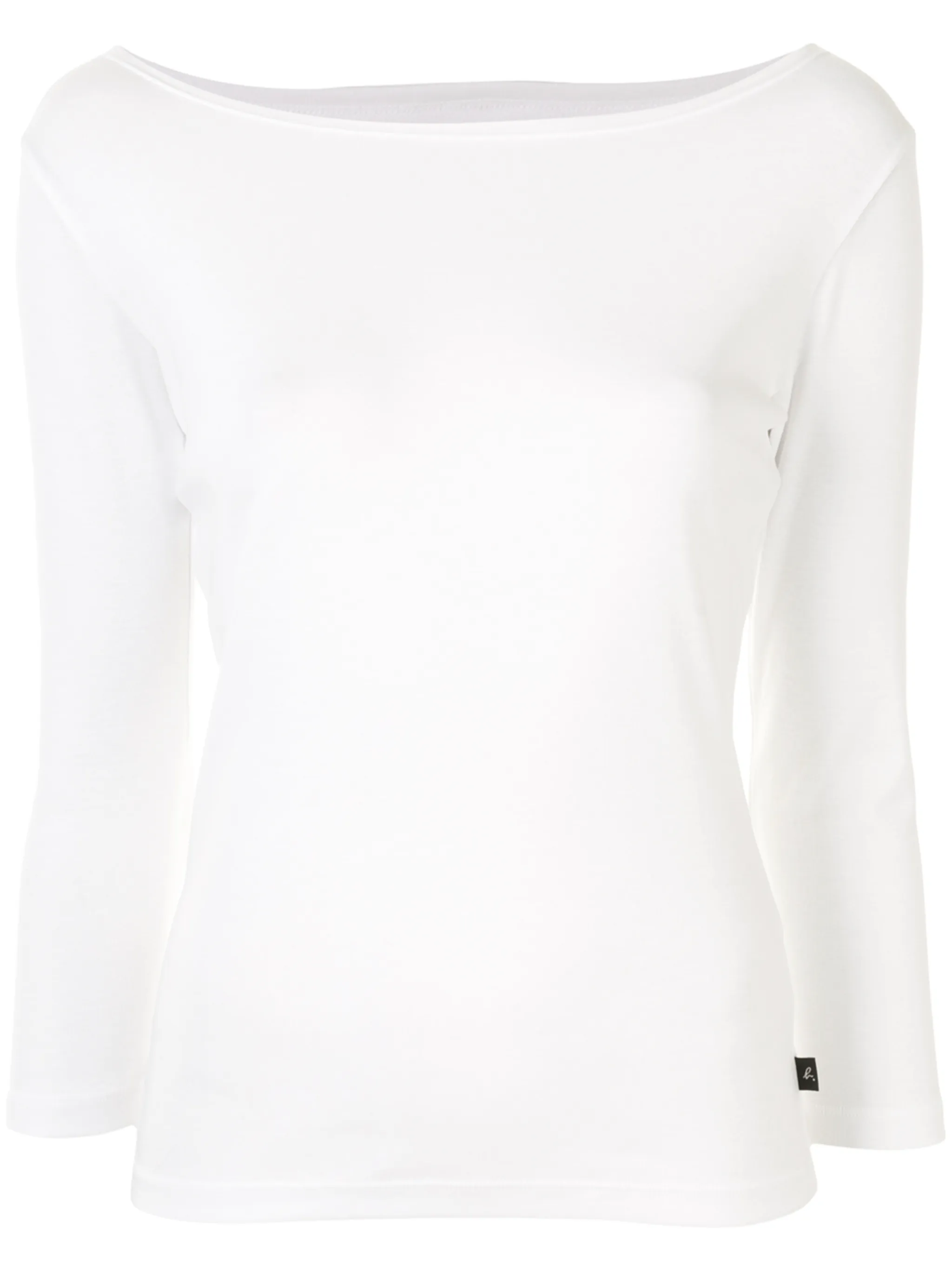 

Топ с вырезом-лодочкой Agnès B., белый