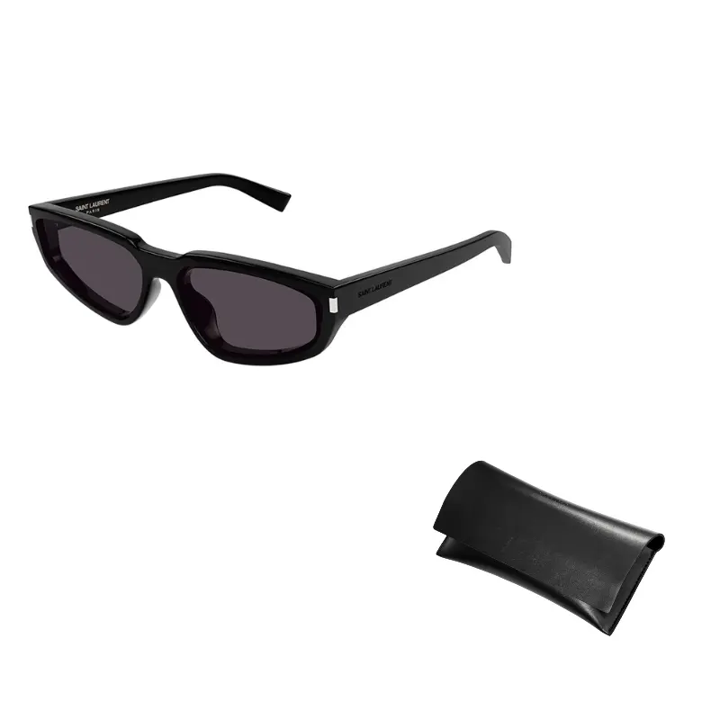 

SAINT LAURENT Кошачий глаз солнцезащитные очки Frame, 001 Black