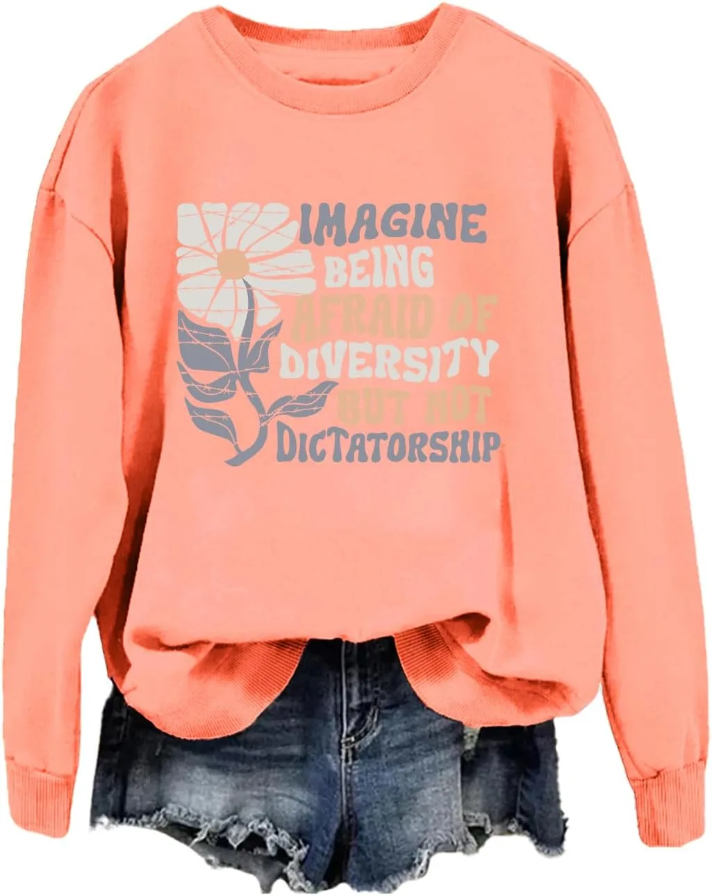 

Толстовка Imagine Being Scared Of Diversity But Not Dictatorship