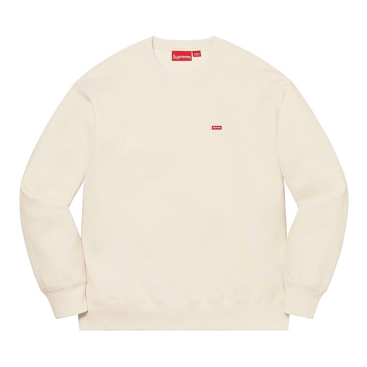 

Толстовка Supreme Small Box Crewneck Natural, кремовый