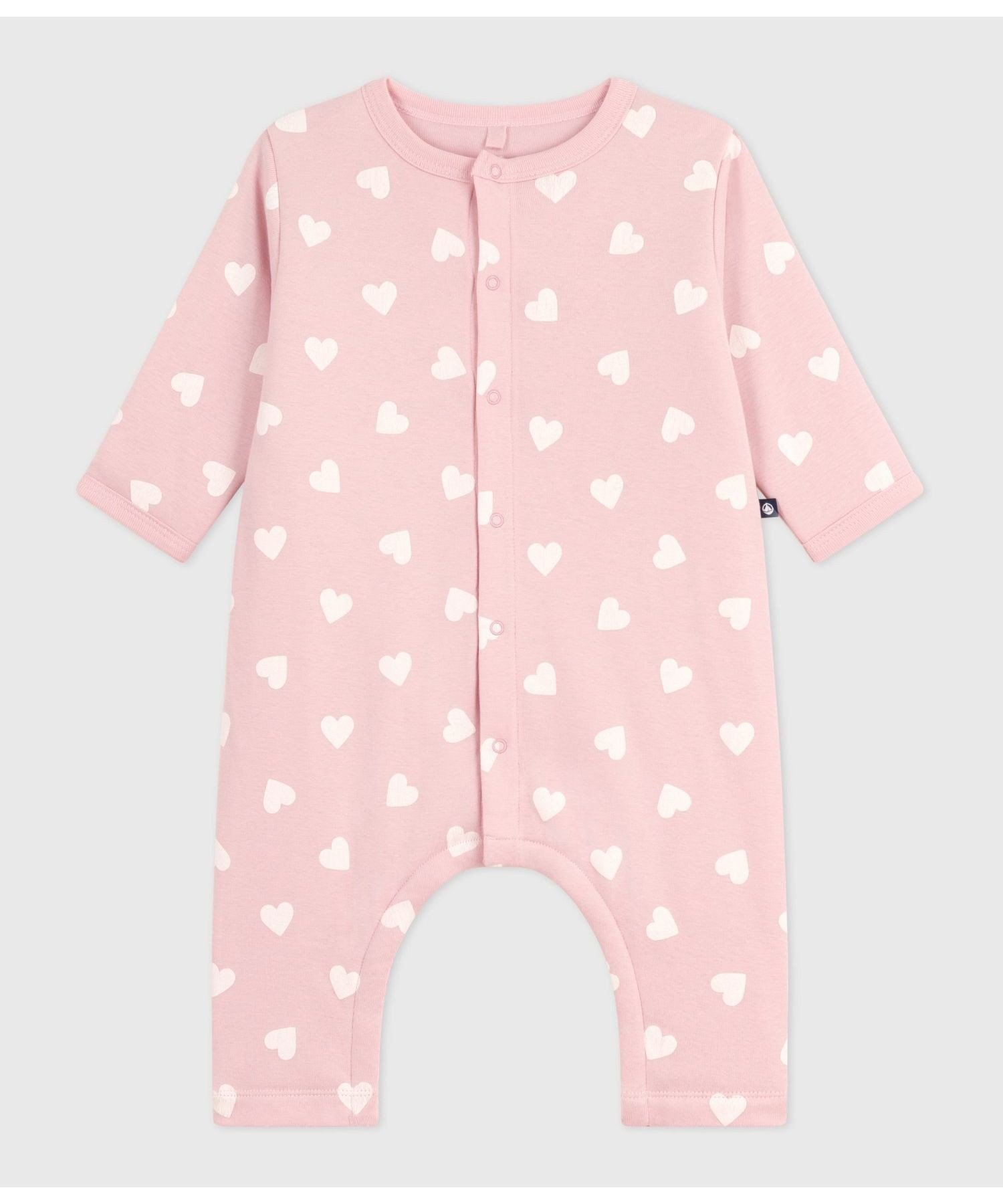 Комбинезон Комбинация Petit Bateau, Light pink/off-white — фото 2