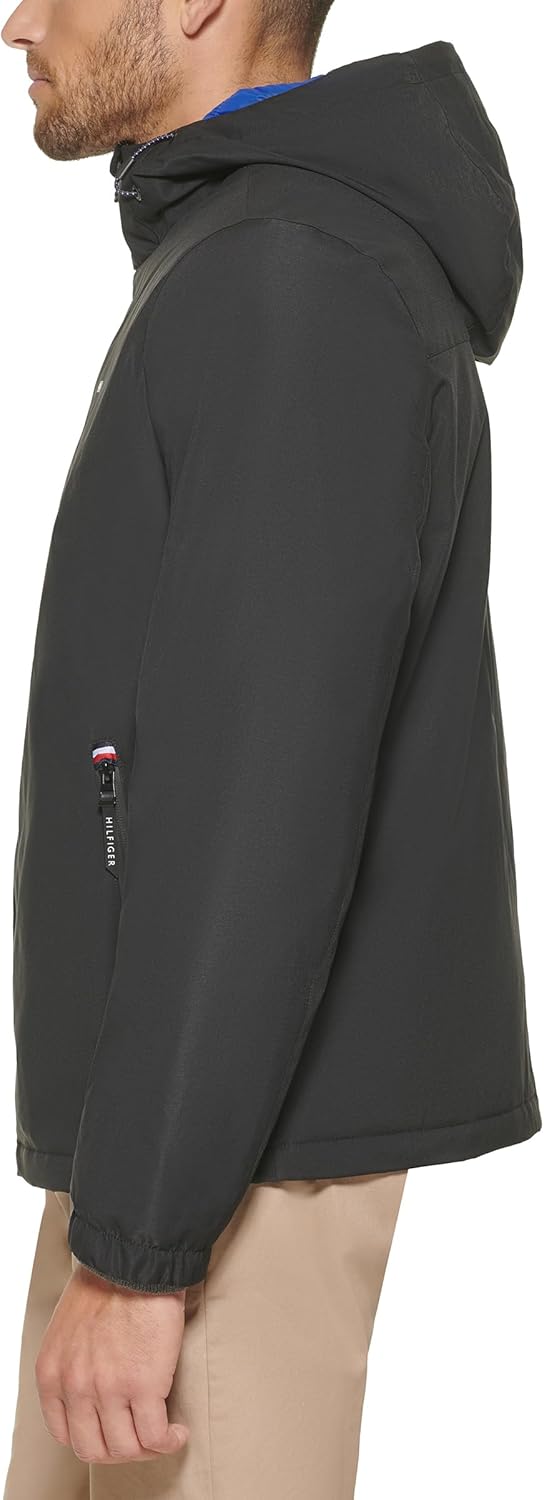 Tommy Hilfiger Mens. Стеганая куртка с капюшоном Tommy Hilfiger Men's., Clean Black — фото 2