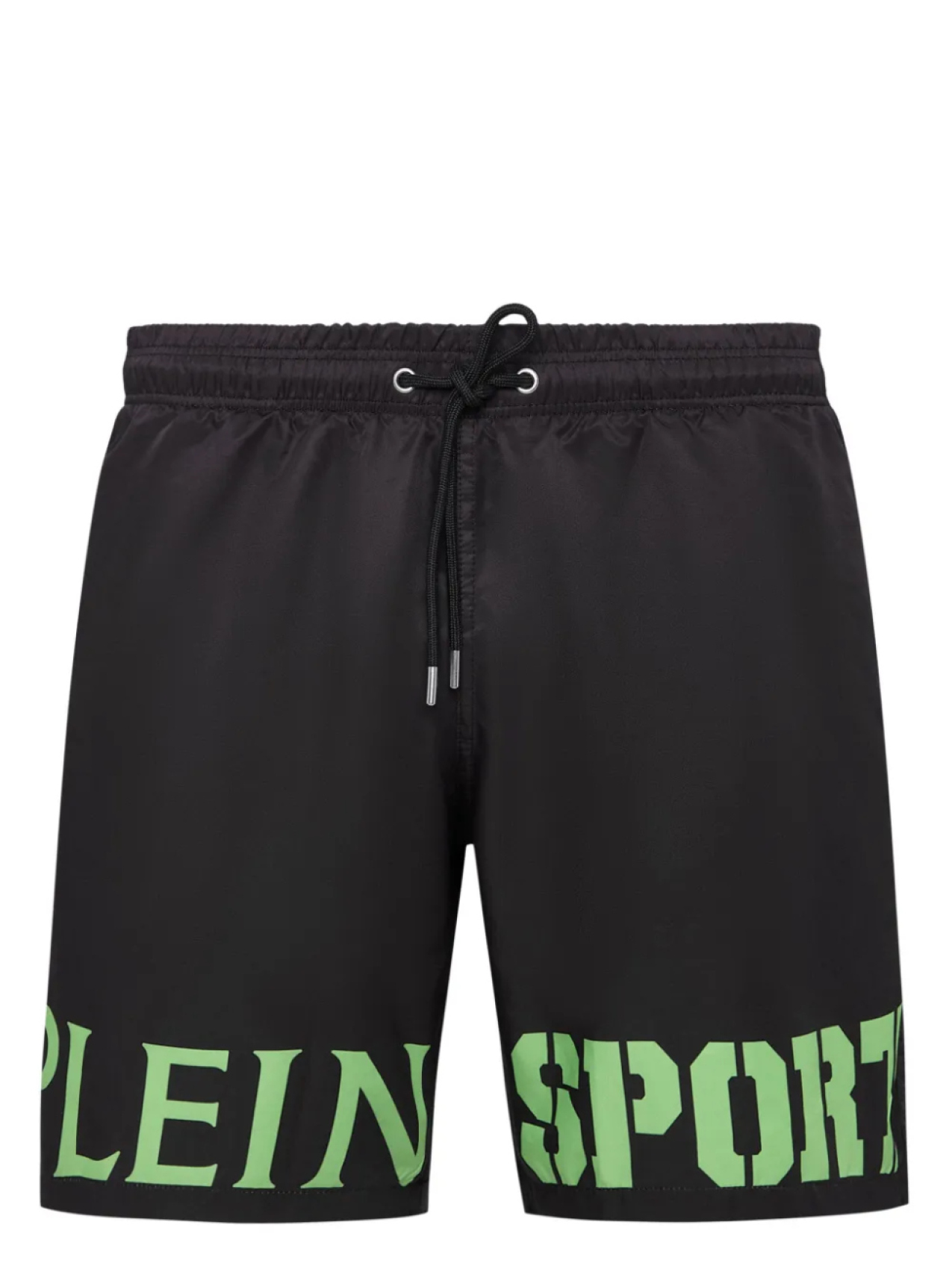 

Plein Sport плавки-шорты с кулиской и логотипом, черный