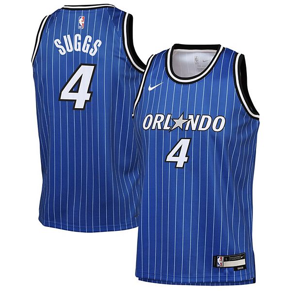 Футболка Jalen Suggs Orlando Magic Swingman Icon Edition, синяя Nike — фото 2
