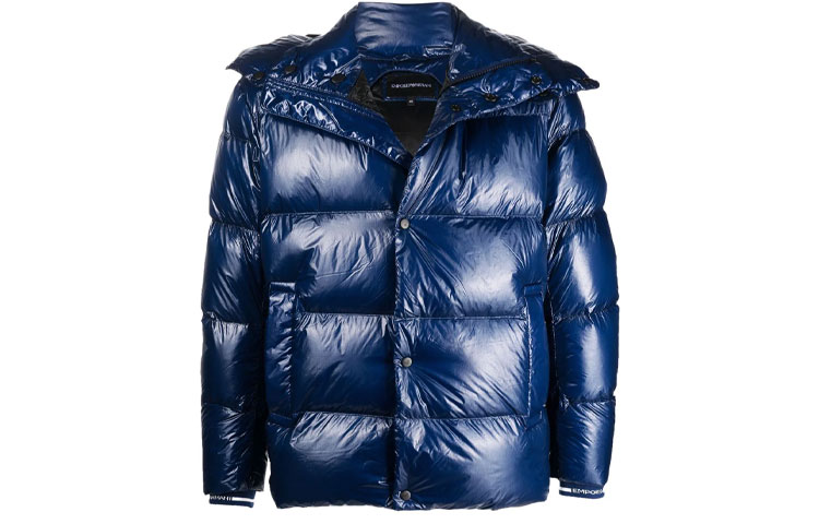 

EMPORIO ARMANI Пуховик зимние мужской синие, Синий, EMPORIO ARMANI Пуховик зимние мужской синие