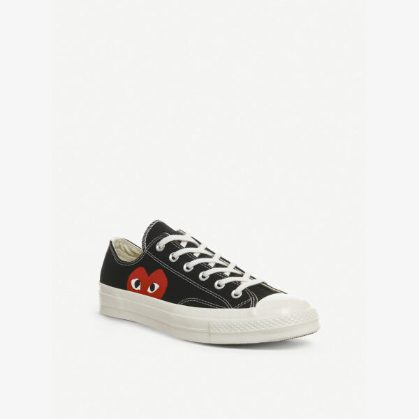 Кроссовки с низким берцем Comme Des Garçons PLAY x Converse в стиле 70-х годов Comme des Garçons, черный — фото 3