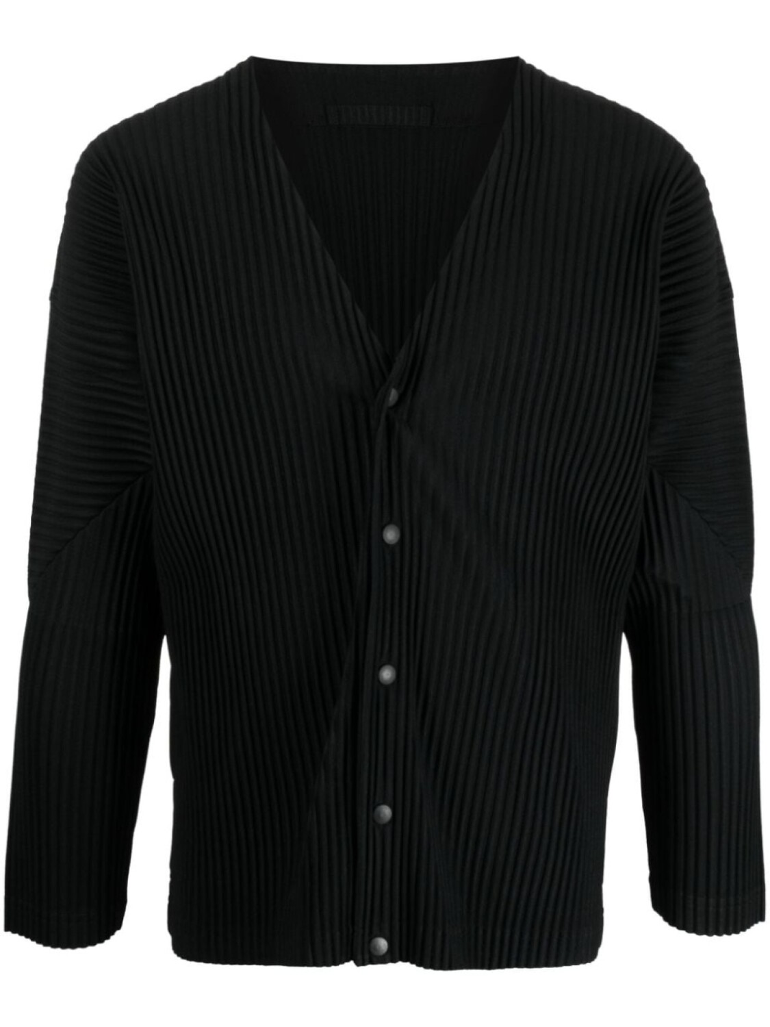 

Homme Plissé Issey Miyake однобортный пиджак в рубчик, черный
