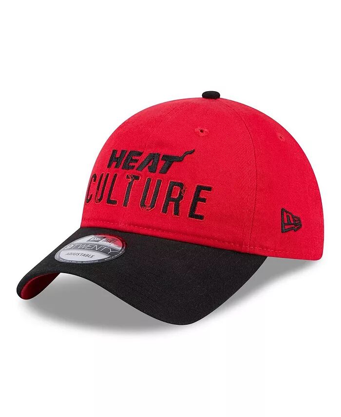 

Мужская красная кепка Miami Heat 2024/25 City Edition 9TWENTY Adjustable New Era