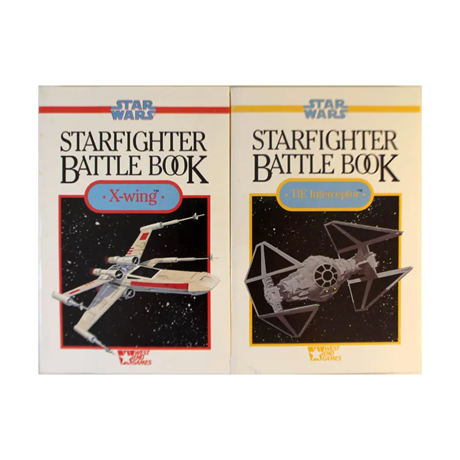 

Бокс-сет Starfighter Battle Book - X-Wing vs. TIE Interceptor, Star Wars Roleplaying Game - Box Sets & Miniature Battles (West End Games)