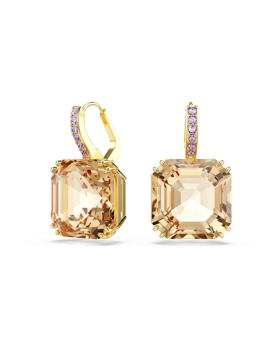 

Серьги-подвески Millenia с золотым покрытием Swarovski, Brown