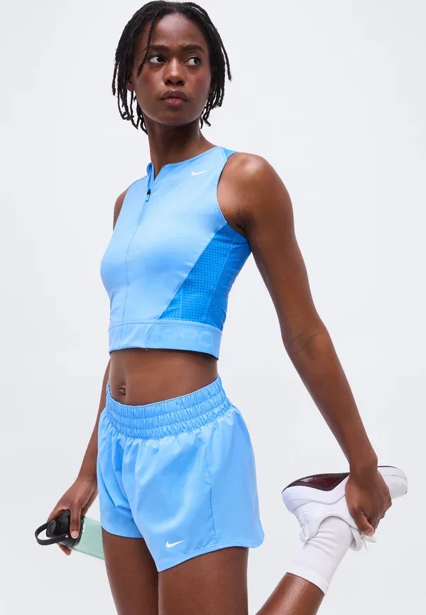 Шорты спортивные Nike Performance, university blue/white, сине-белые — фото 4