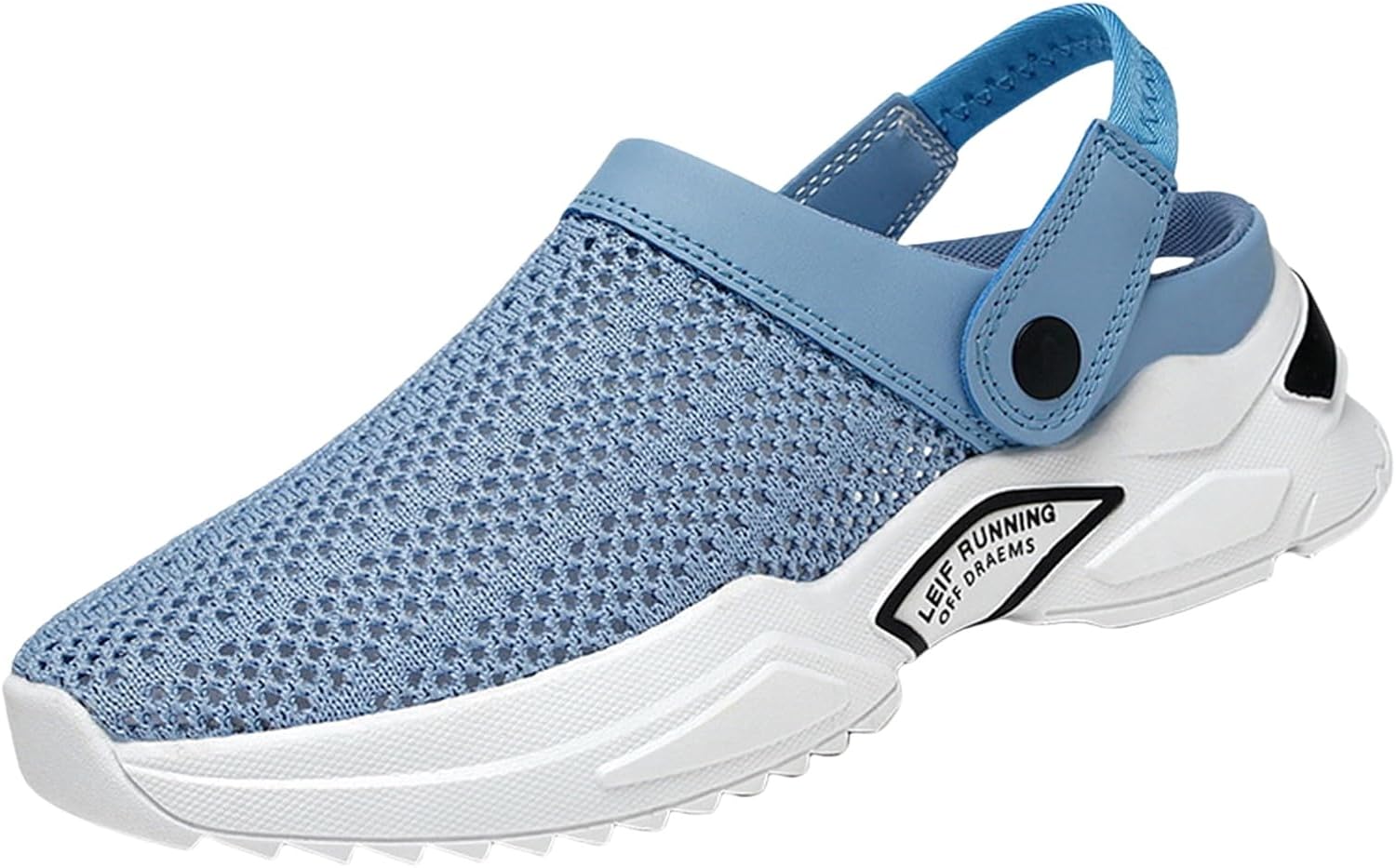 

Мужские ортопедические летние сандалии с вырезами, сабо на толстой подошве, дышащие сандалии из вязаной сетки с поддержкой свода стопы Generic, синий