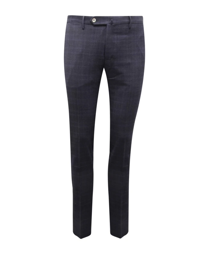 

Узкие брюки из шерстяной смеси, синие, модель 202. Pt01, синий