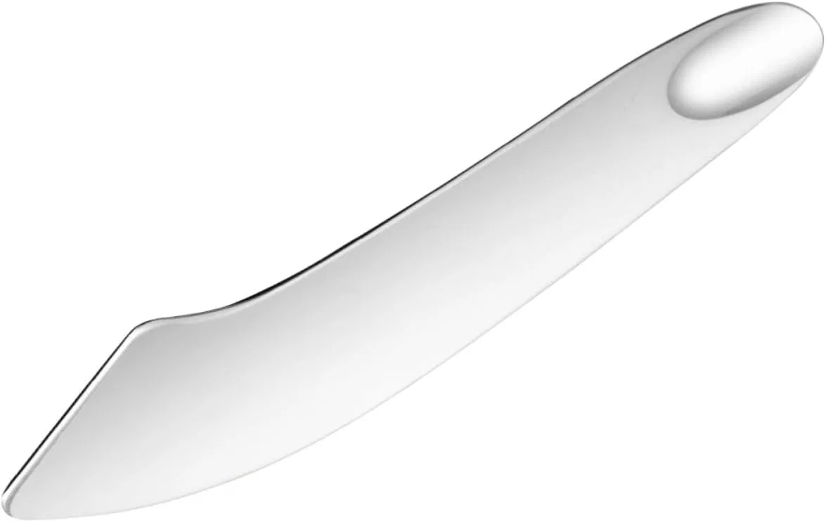 Лопатка для смешивания косметики Amuslesur, нержавеющая сталь, 9×2.5×0.5 см