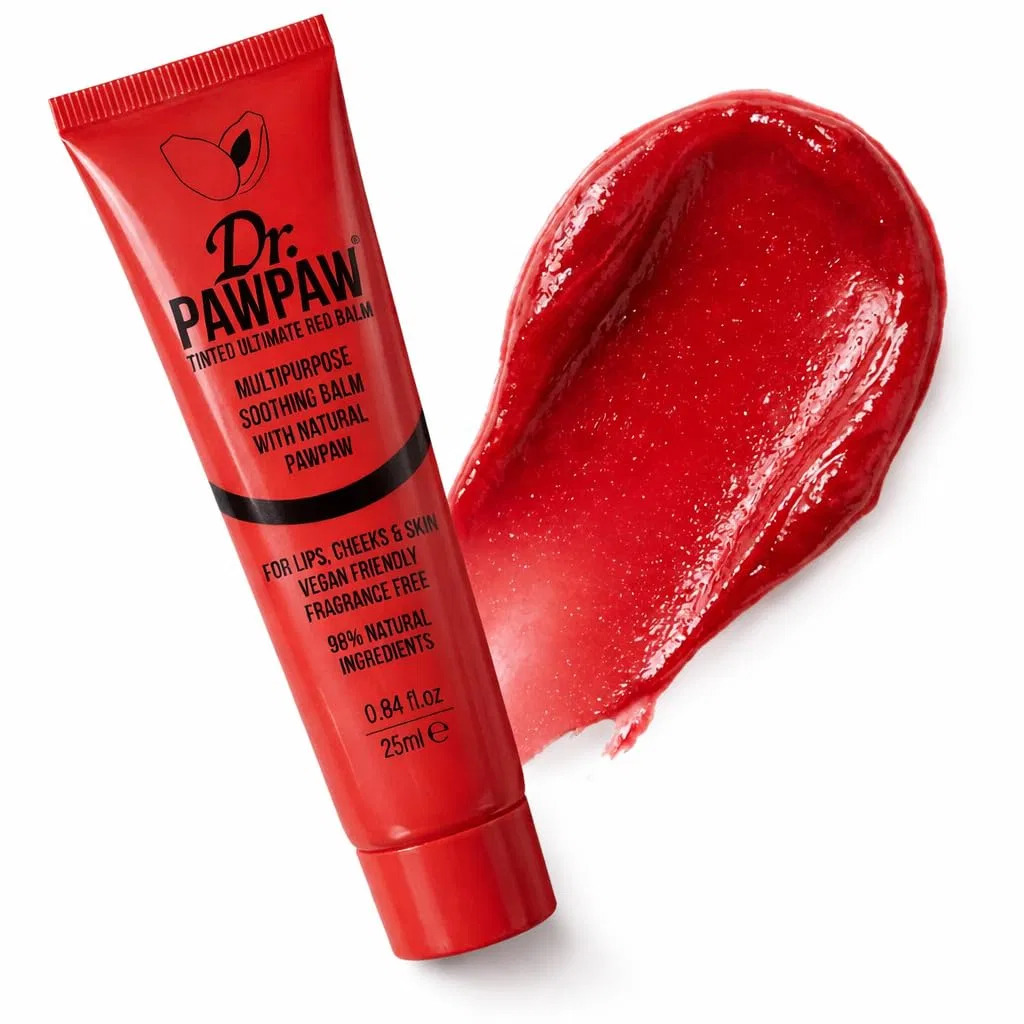 Бальзам Dr. Pawpaw Tinted Ultimate Red для губ, кожи, волос, ногтей и кутикулы, 25 мл Dr. Pawpaw Original Balm, Red