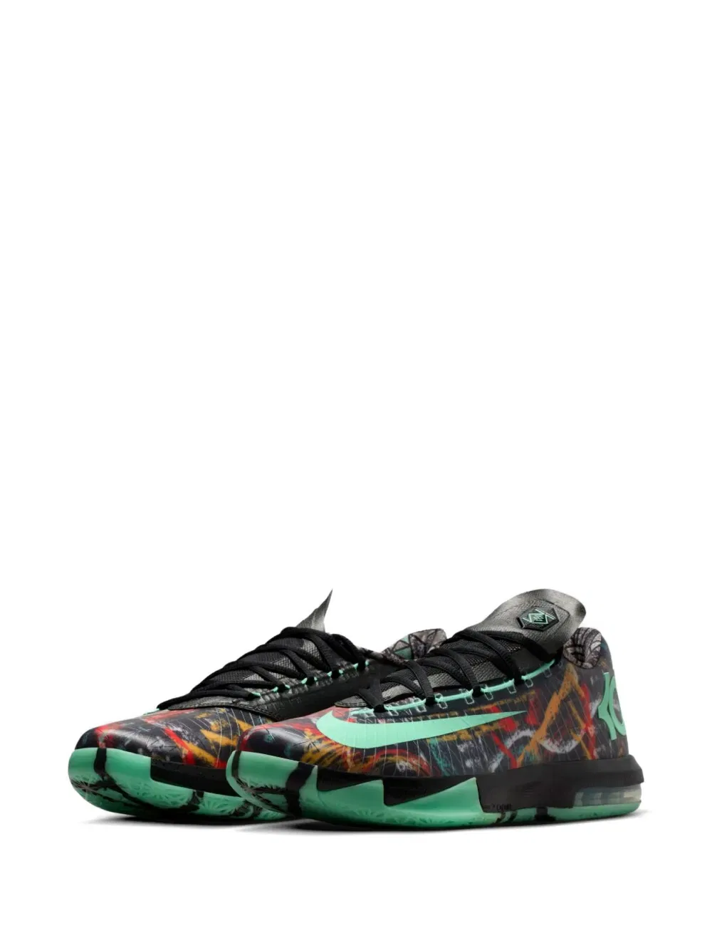 Кроссовки Zoom kd 6 с графическим принтом Nike, черный — фото 2