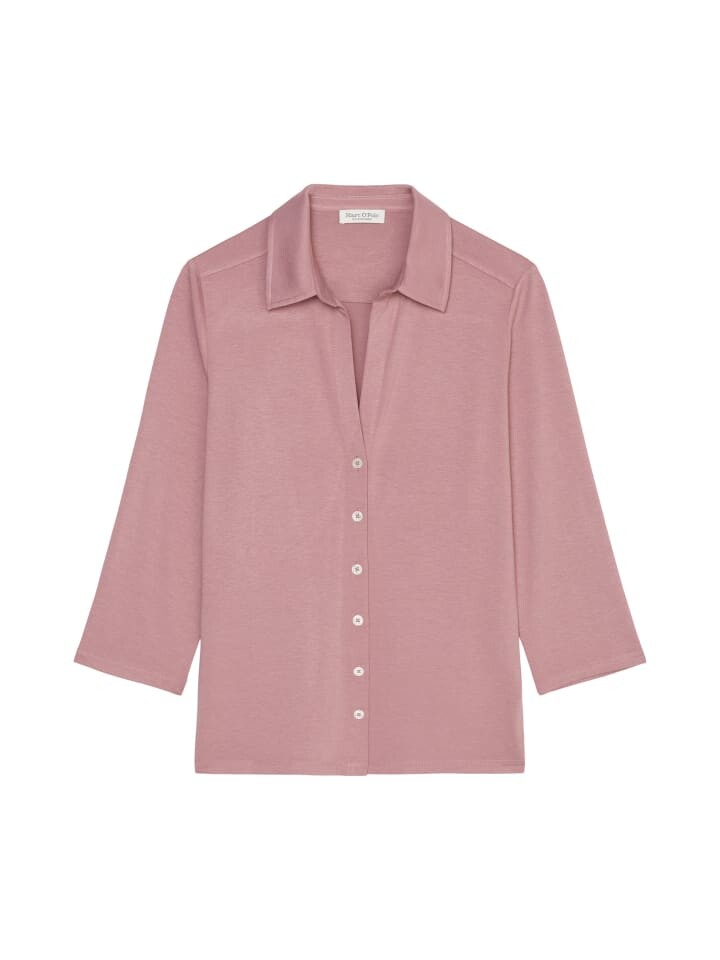 

Футболка Marc O'Polo Jersey Bluse regular, цвет dark mauve