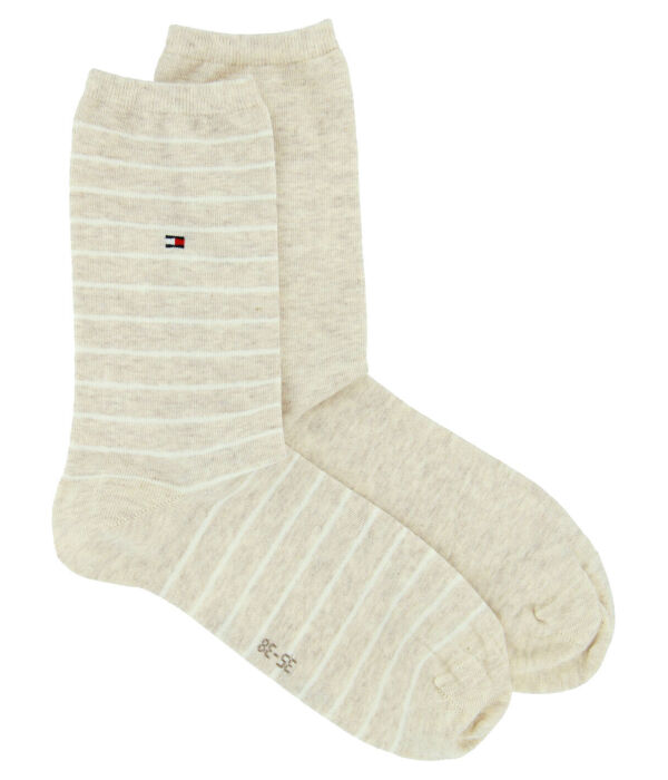 

Носки бежевые Tommy Hilfiger, 2 пары