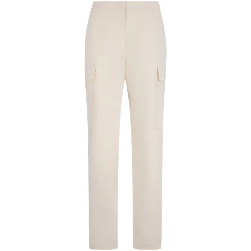 Calvin Klein Повседневные брюки женские Oat White