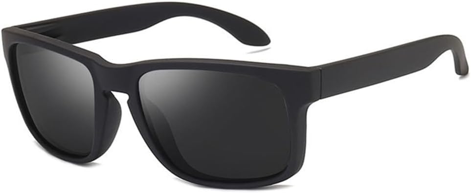 

Классические поляризованные солнцезащитные очки для мужчин, винтажные пластиковые, мужские и женские, черные, для активного отдыха и спорта, защита от УФ-излучения UV400 VFDHN, Sand Black