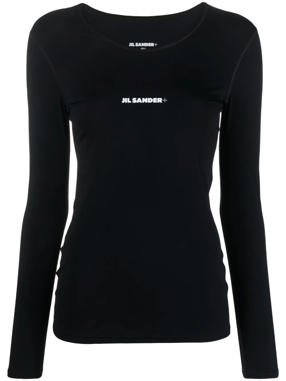

Футболка из джерси с логотипом JIL SANDER, черный