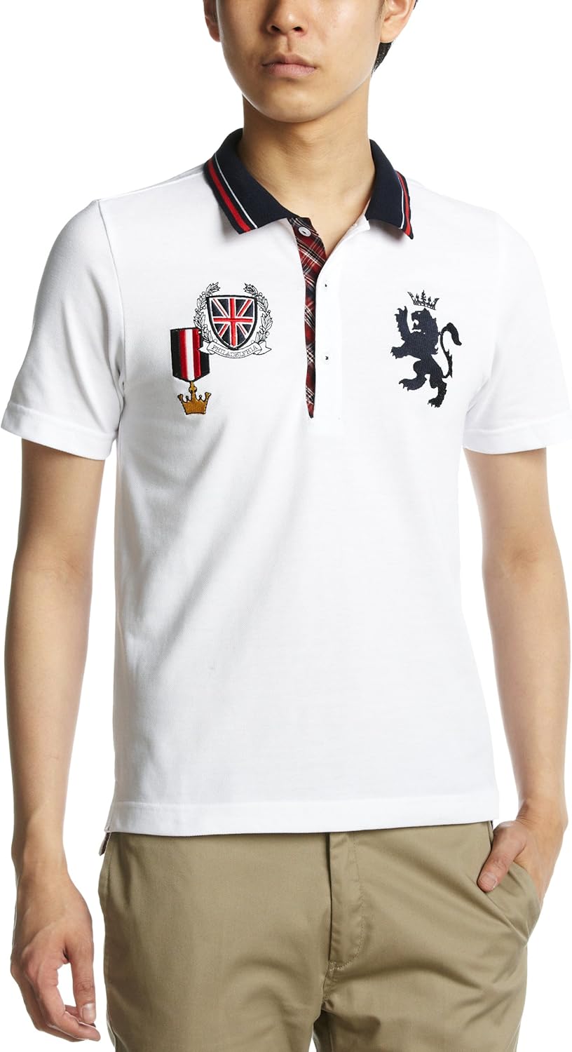 

Поло PINK PONC с воротником и нашивкой Pincponc, белый