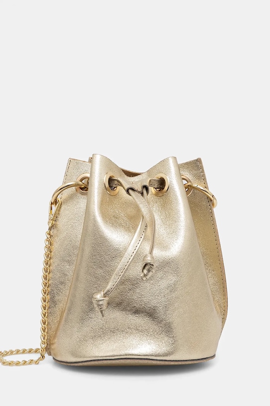 

Кожаная сумка Answear.Lab, золотой