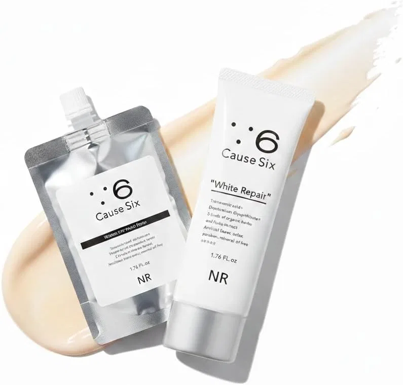Набор для ухода за лицом отбеливающий NR Bright Wash и White Repair с транексамовой кислотой