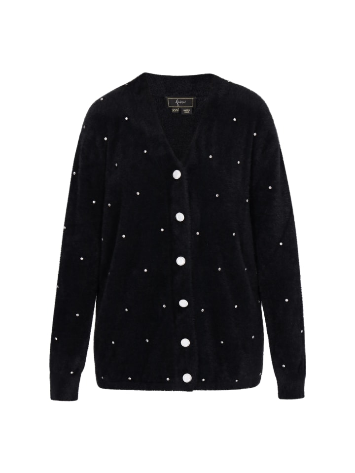 

Женский кардиган черного цвета faina