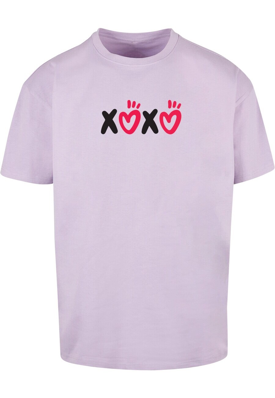 

Футболка Merchcode Valentines Day - XOXO, светло-фиолетовый