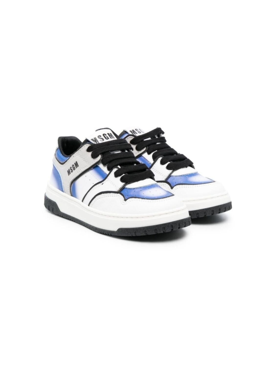 

MSGM Kids кроссовки со вставками, белый