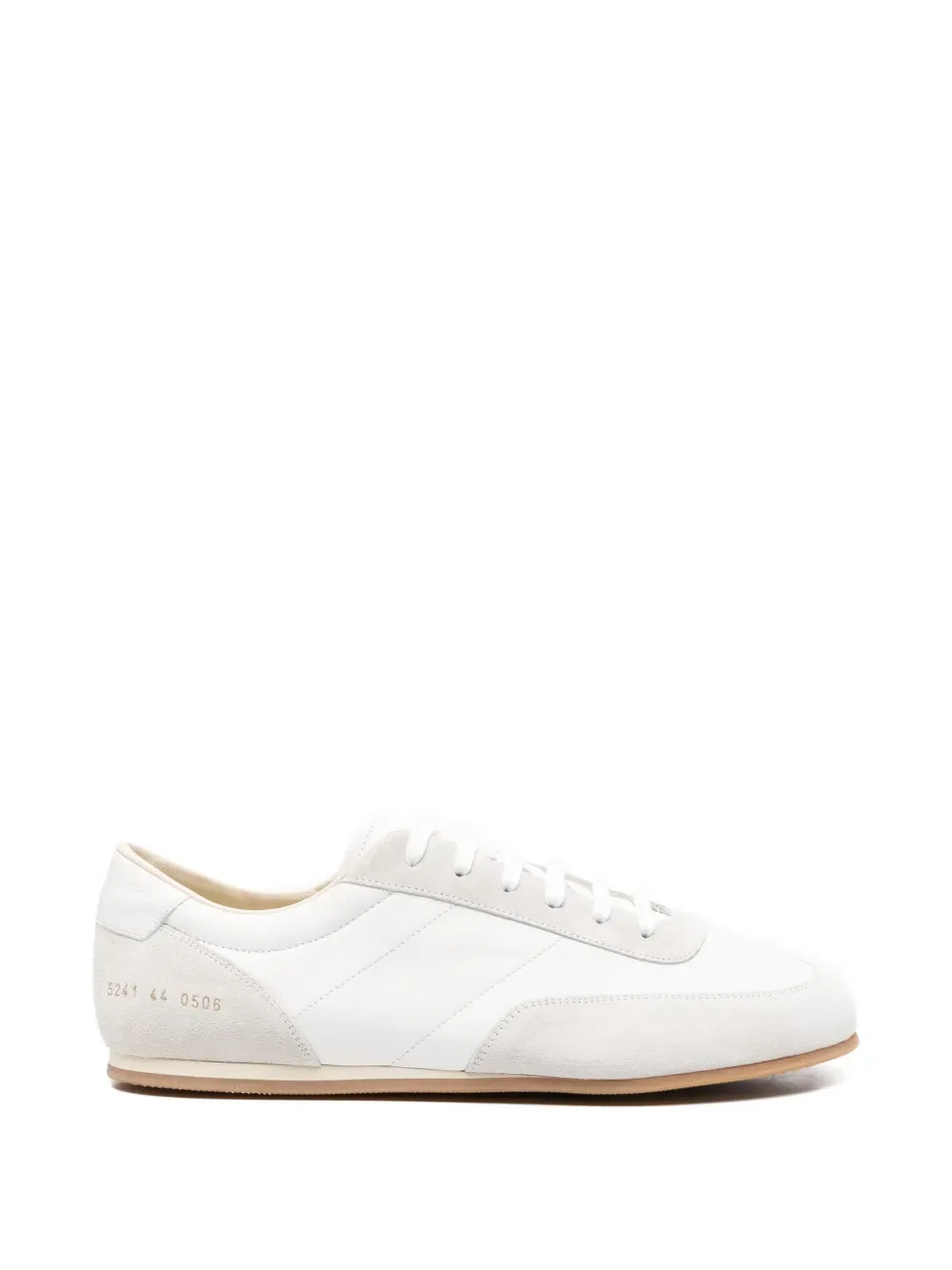 Минималистичные кроссовки на шнуровке для бега Common Projects, белый