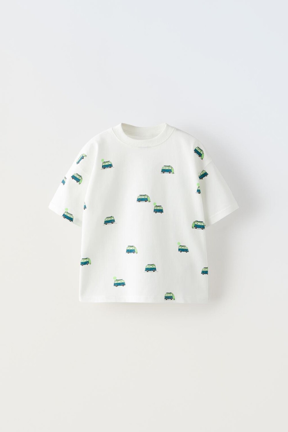 

Футболка с принтом ZARA, белый