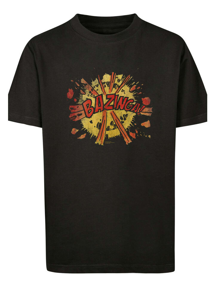 

Футболка F4NT4STIC Big Bang Theory TV Serie Bazinga Explosion, черный