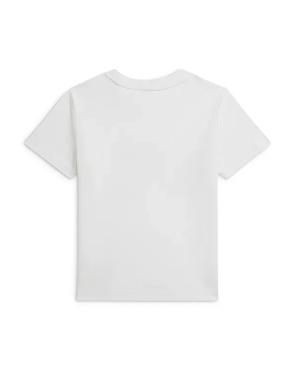 Хлопковая футболка Yankees - для маленького ребенка Ralph Lauren, White — фото 2