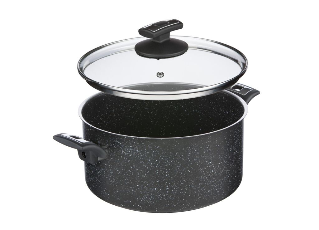 

Кастрюля Black Granitec с крышкой, диаметр 26 см, объем 6,5 л KOLIMAX