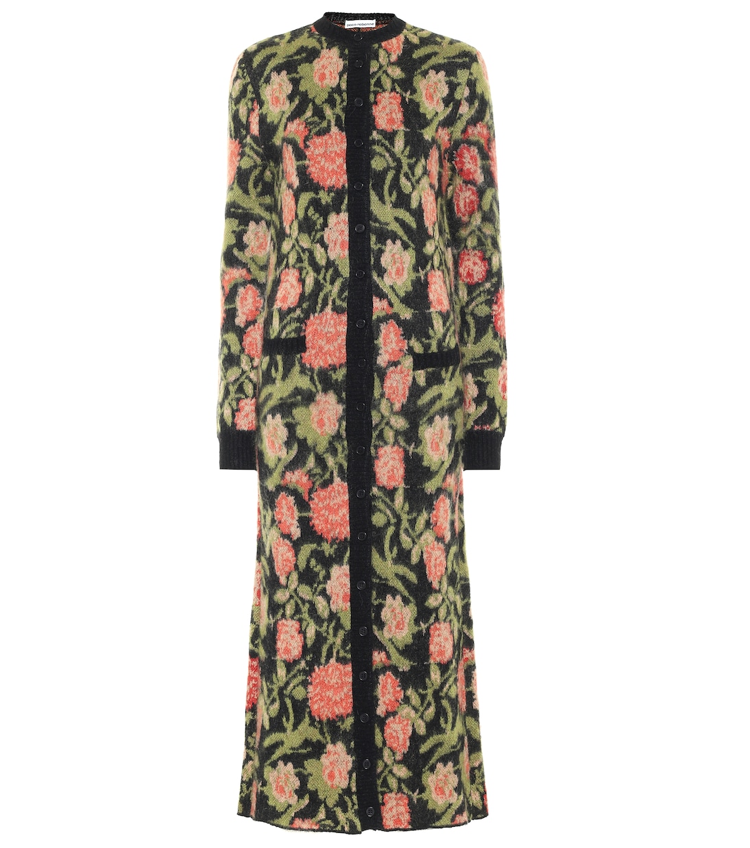 

Длинный кардиган из мохеровой смеси с цветочным принтом Rabanne, Flowers Tapestry Mohair