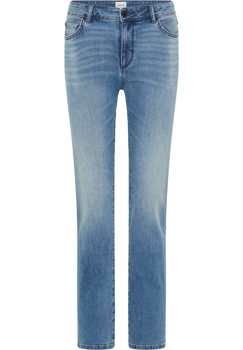 

Брюки MUSTANG с 5 карманами "Стиль Crosby Relaxed Straight", синий