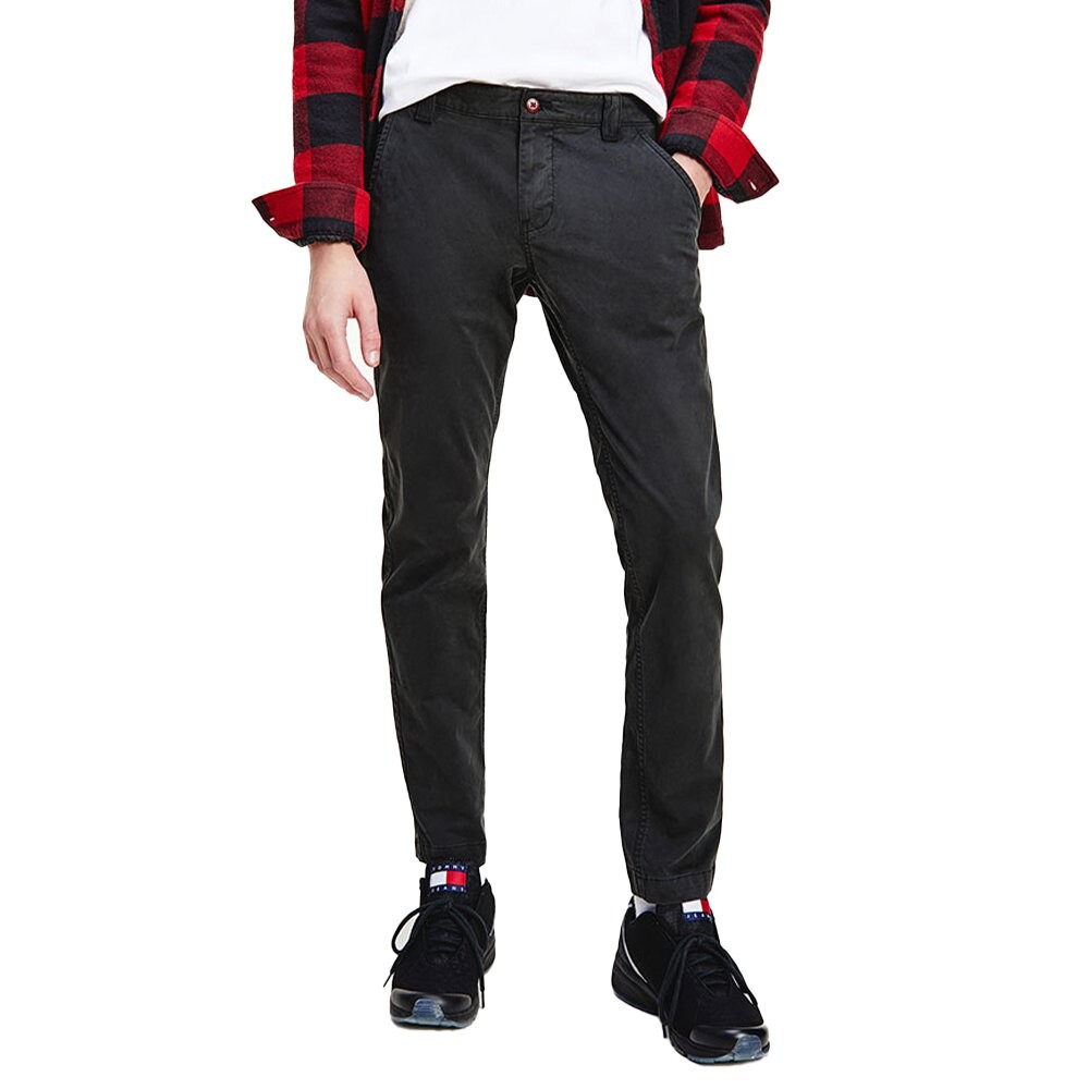 

Брюки Tommy Jeans Scanton Chino, черный