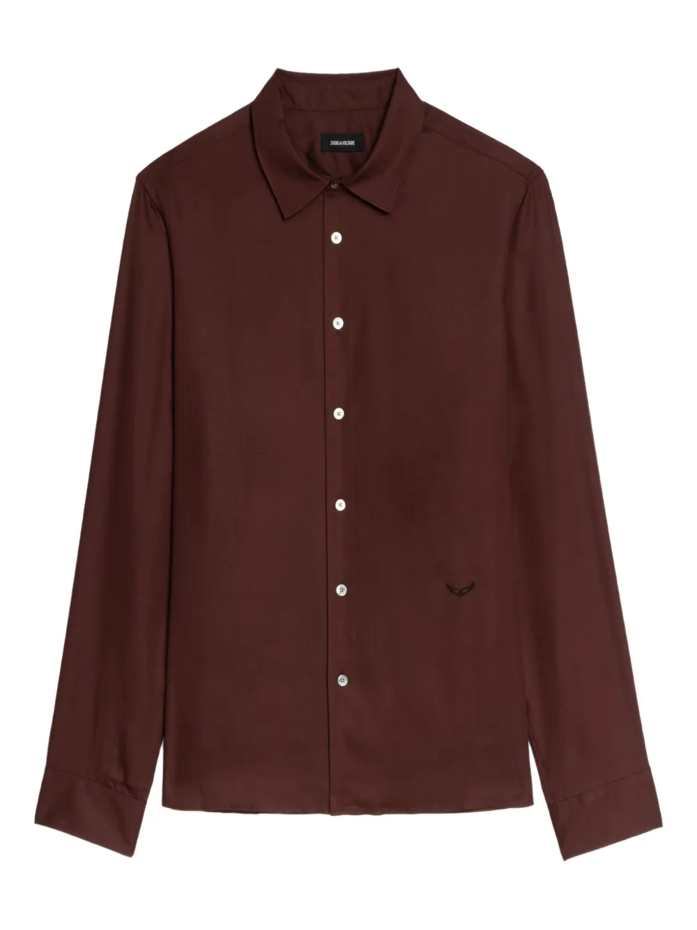

Вышитая рубашка с длинным рукавом Zadig&Voltaire, красный