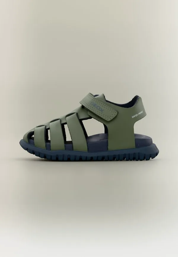 Сандалии унисекс fusbetto Geox, Sage/Navy
