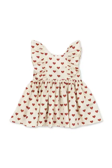 Платье мини с бантом Cianna Bow Dress Konges Slojd, розовый — фото 2