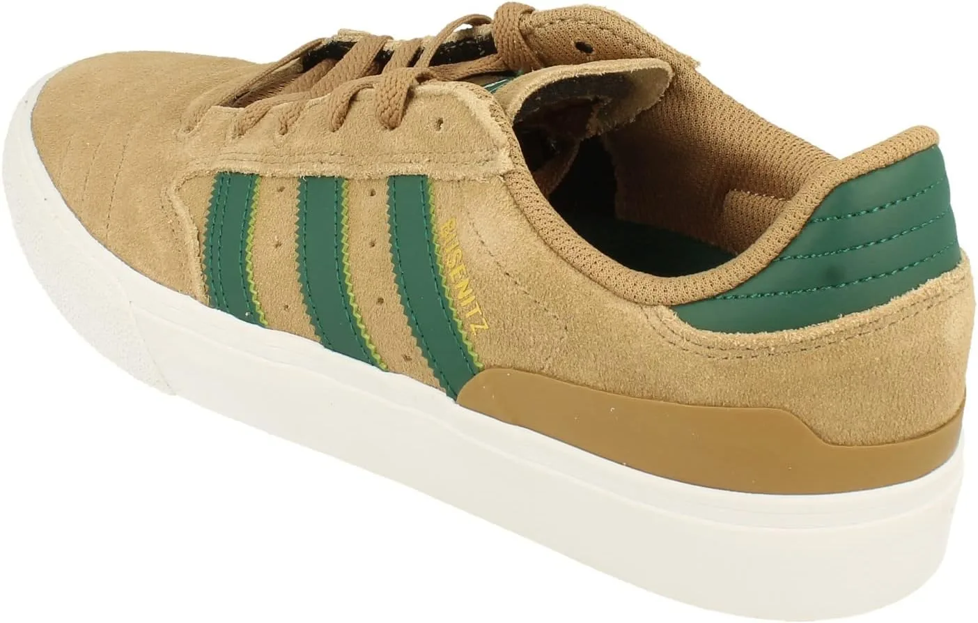 Мужские кроссовки Adidas Gazelle, белый/зеленый — фото 2