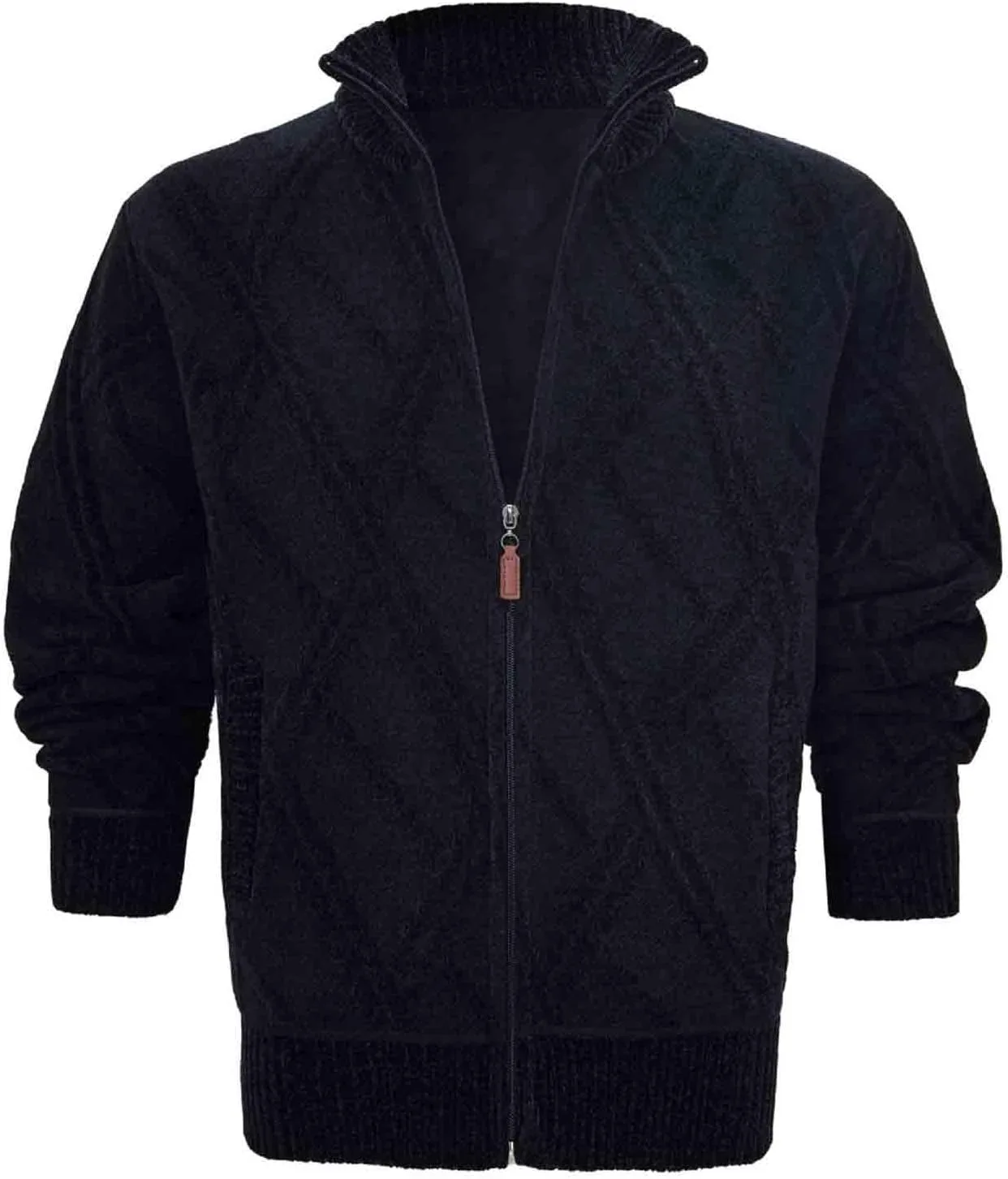 

Шерстяной свитер мужской с длинным рукавом и молнией ABABC