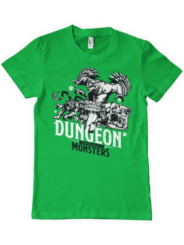 

Футболка D&D Dungeon Monsters T-Shirt зеленого цвета Dungeons And Dragons, Зеленый, Футболка D&D Dungeon Monsters T-Shirt зеленого цвета Dungeons And Dragons