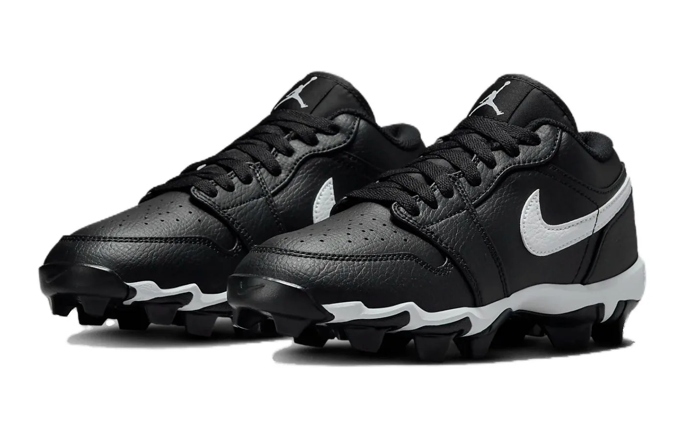 Jordan Детские кроссовки для тренировок low top black white с амортизацией air 1 и износостойкой подошвой — фото 4
