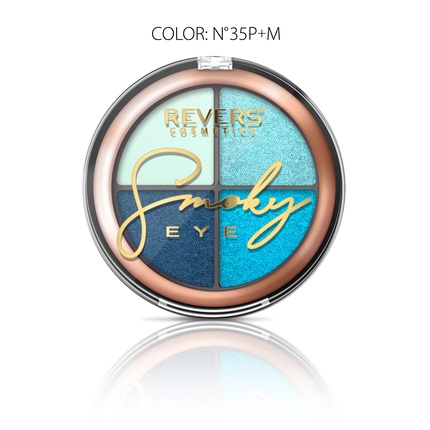 

Палитра теней для век Smoke, набор I, матовые перламутровые, 35,8 г Revers