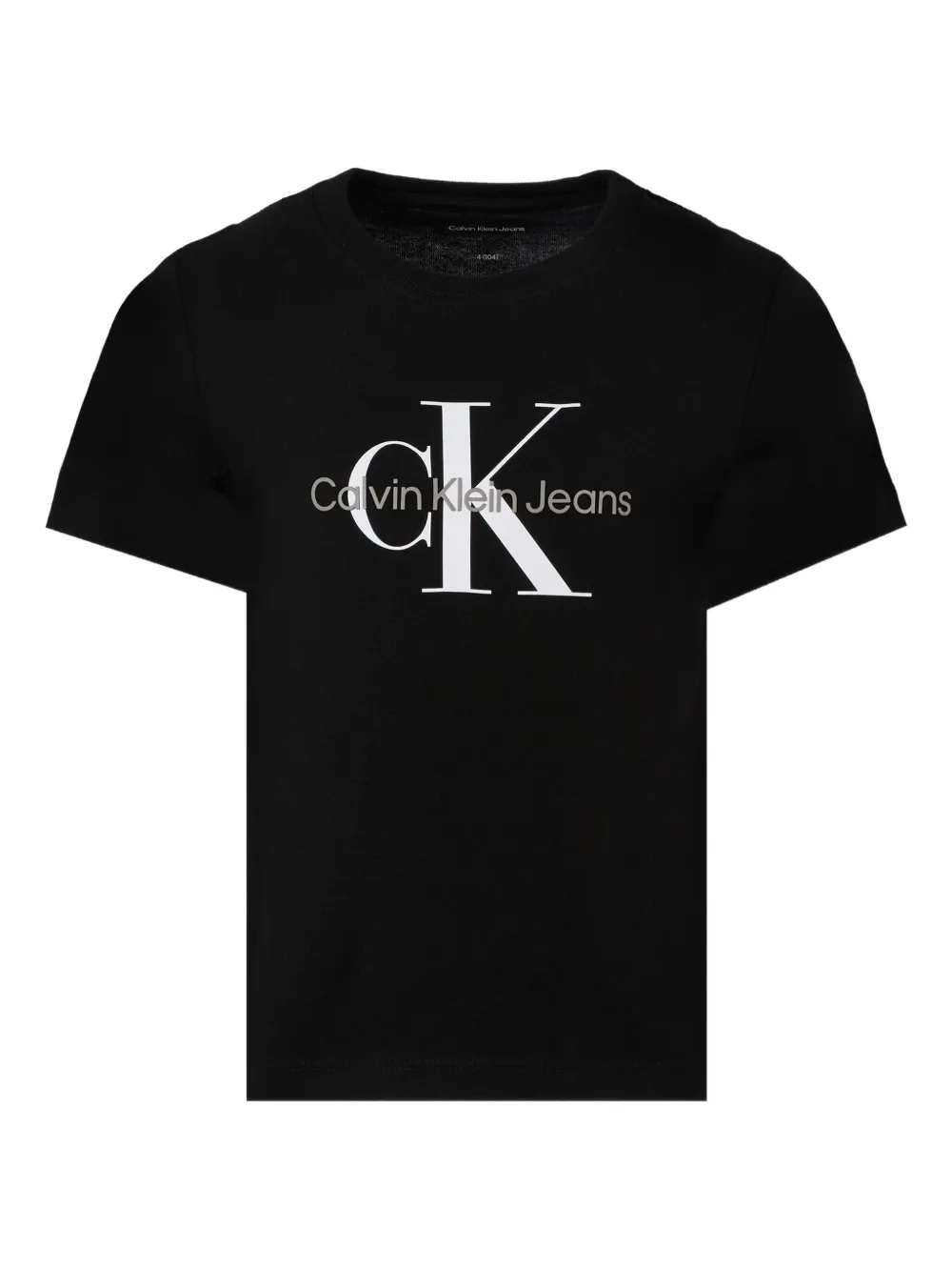 

Футболка с монограммой Calvin Klein Kids, черный