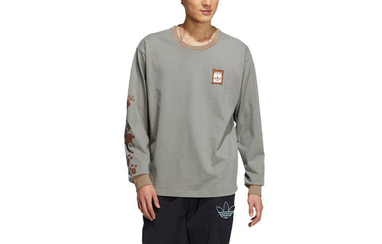 

Футболка Melting Sadness X унисекс земляно-коричневого цвета Adidas Originals, коричневый