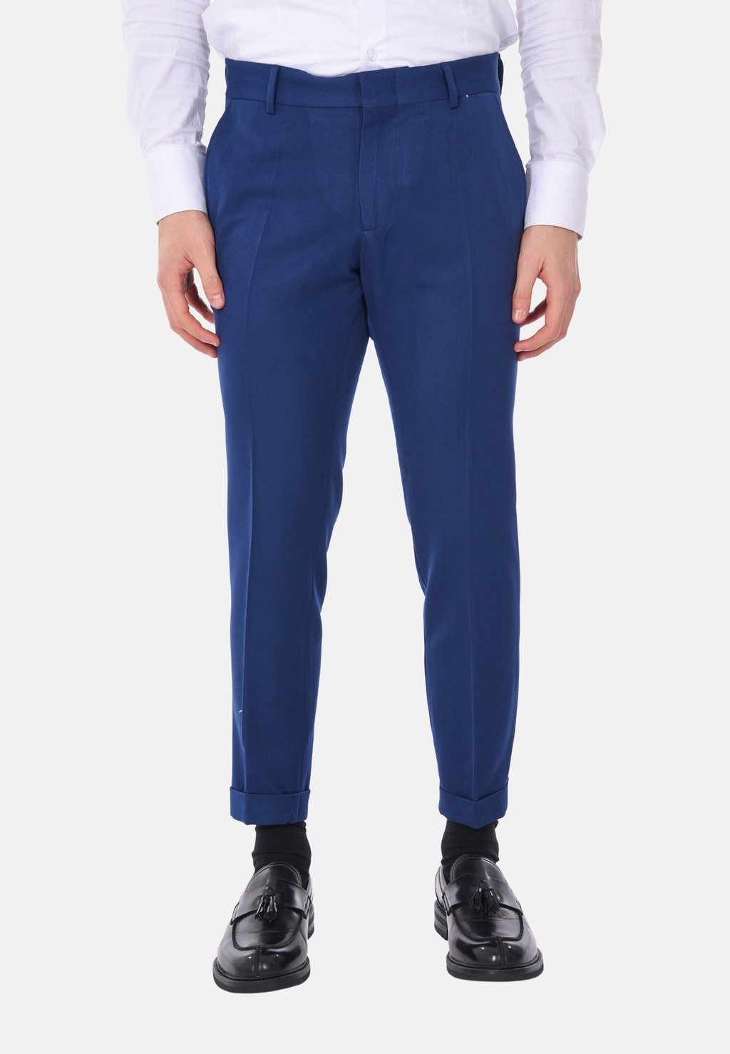 

Элегантные брюки CON PINCES Ciabalù, цвет Blu Cobalto